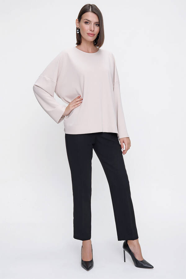 Taş Rahat Kesim Örme Bluz - 1