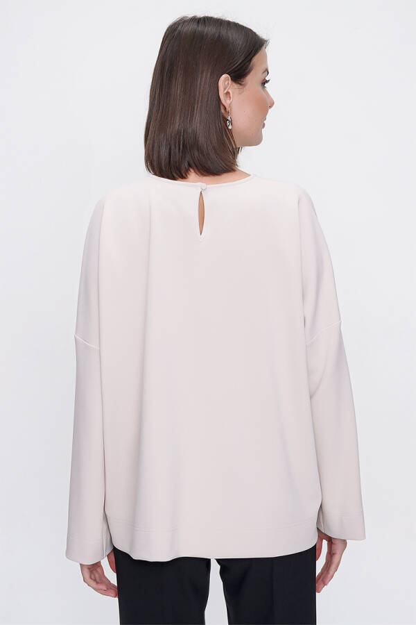 Taş Rahat Kesim Örme Bluz - 6