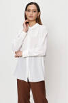 Ekru Manşeti Şerit Detaylı Keten Bluz - 3
