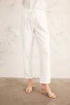 Ekru Jogger Viskon Pantolon - 3
