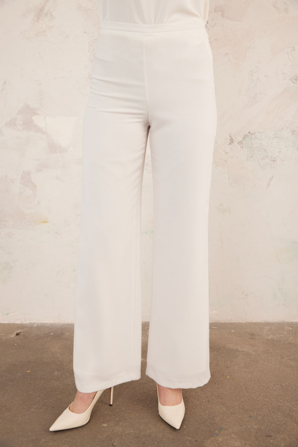 Taş İnce Kemer Yandan Fermuarlı Pantolon - 5