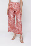 Tarçın Batik Desen Rahat Kesim Pantolon - 4