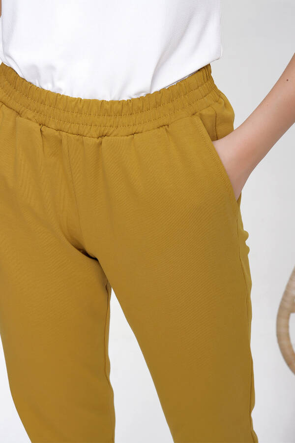 Yeşil Rahat Kesim Eşofman Altı - 6