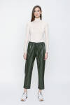 Haki Beli Lastikli Pantolon - 1