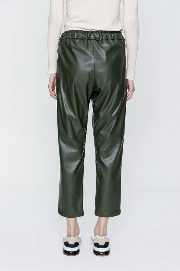 Haki Beli Lastikli Pantolon - 6