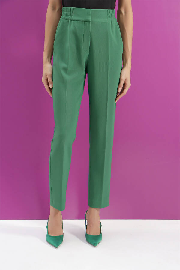 Yeşil Rahat Kesim Pantolon - 2
