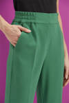 Yeşil Rahat Kesim Pantolon - 4