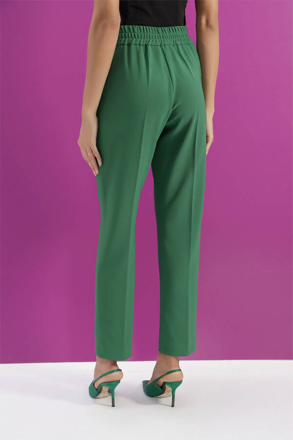 Yeşil Rahat Kesim Pantolon - 5