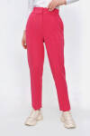 Fuşya Beli Lastikli Pantolon - 3