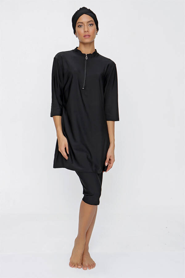 Siyah Basic Tesettür Mayo - 2