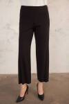 Siyah Rahat Kesim Pantolon - 7