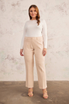 Bej Beş Cep Pantolon - 2
