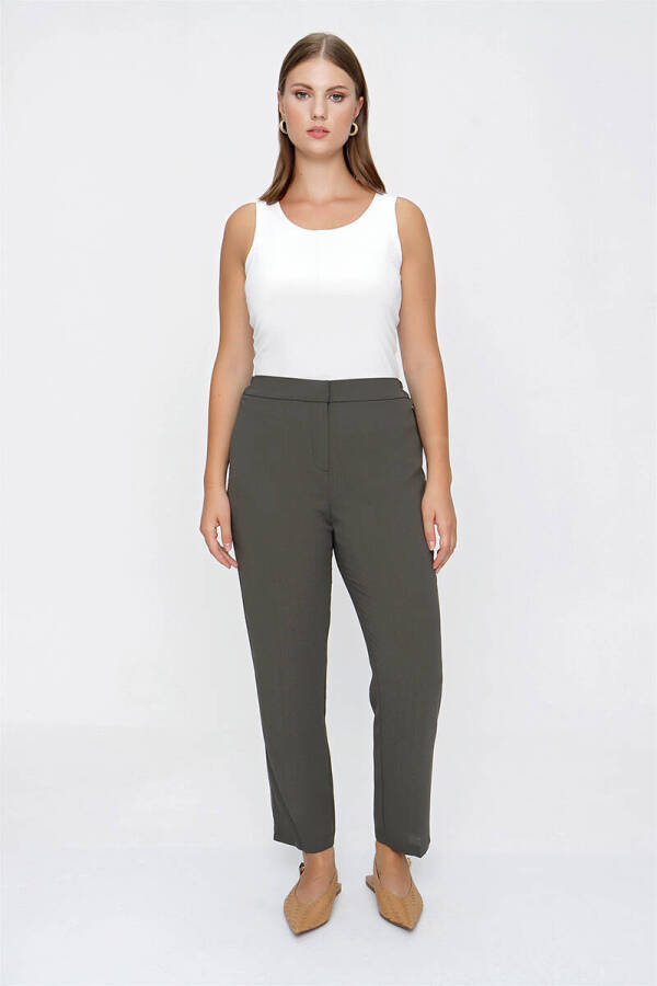 Haki Krep Pantolon - 2