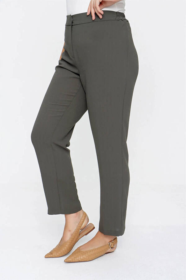 Haki Krep Pantolon - 4