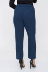 Lacivert Krep Pantolon - 5