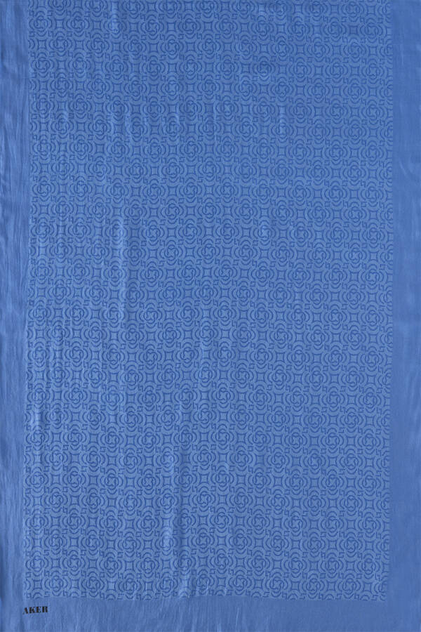 Mavi Liyosel Şal - 1