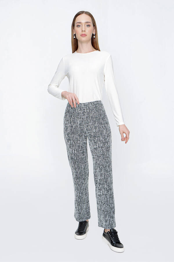 Siyah Triko Pantolon - 2