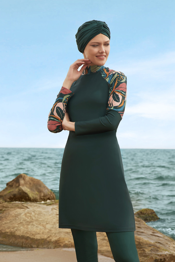 4311211 Desen Garnili Tesettür Mayo - 2