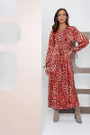 Taba Leopar Desen Elbise - 5