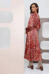 Taba Leopar Desen Elbise - 6