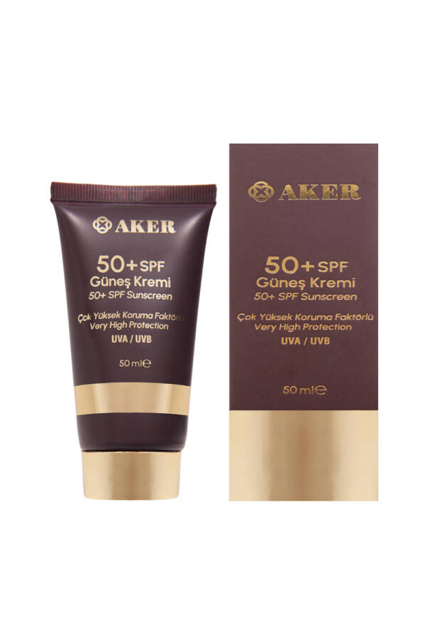50+ SPF GÜNEŞ KREMİ 50 ML - Aker