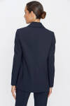 Lacivert Kruvaze Blazer Ceket - 6