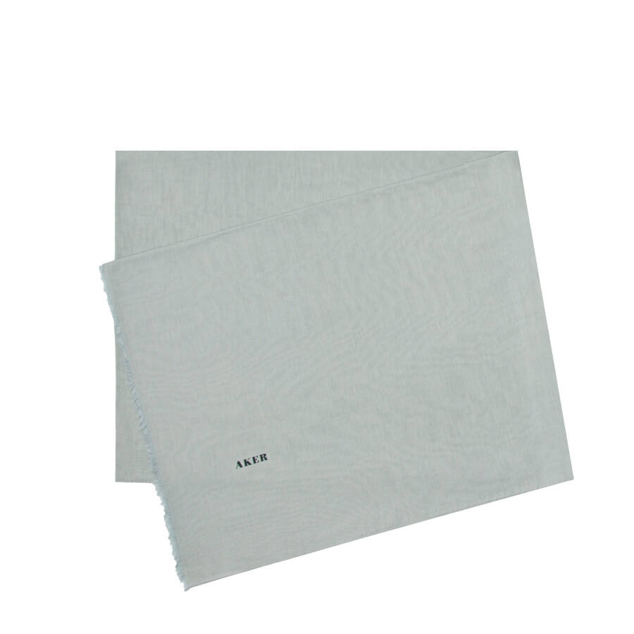 Açık Yeşil Düz İpek Koton Şal - 1