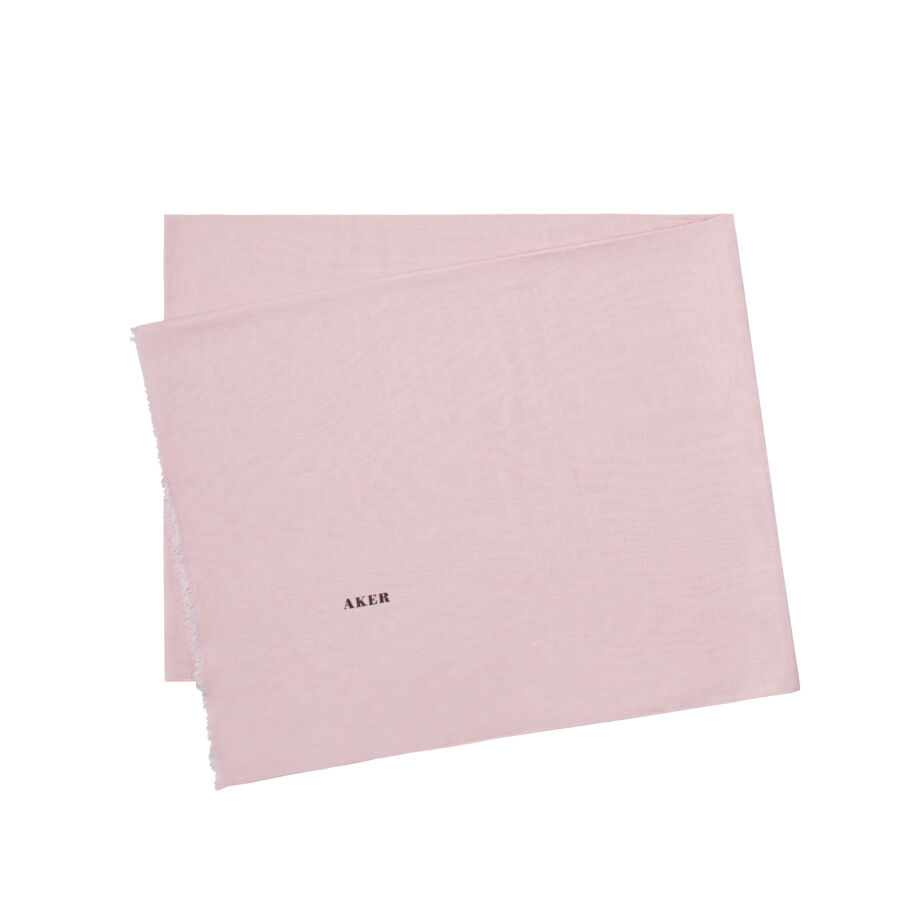 Pudra Düz İpek Koton Şal - 1