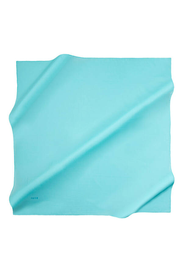 Düz Renk Aker Düz İpek Koton Eşarp - Yaz Serinliği