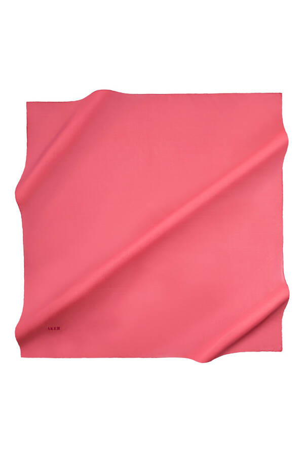 Düz Renk Aker Düz İpek Koton Eşarp - 1