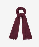 Bordo 70X180 Düz Wooltouch Şal 