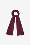 Bordo 70X180 Düz Wooltouch Şal - 2