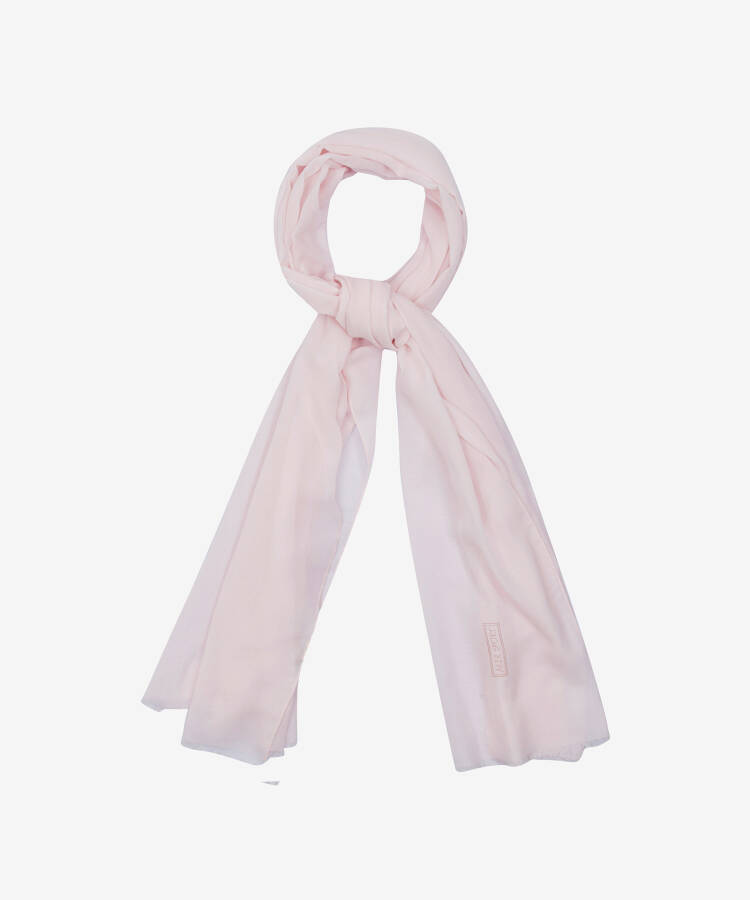 Pembe 70X180 Düz Wooltouch Şal - 1