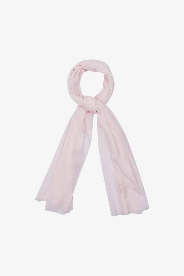 Pembe 70X180 Düz Wooltouch Şal - 2