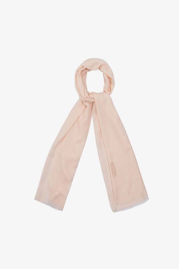 Pudra 70X180 Düz Wooltouch Şal - 2