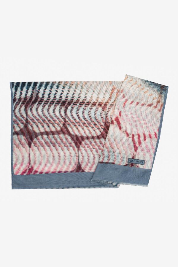 Mavi 70X180 Wooltouch Şal - Aker Sport