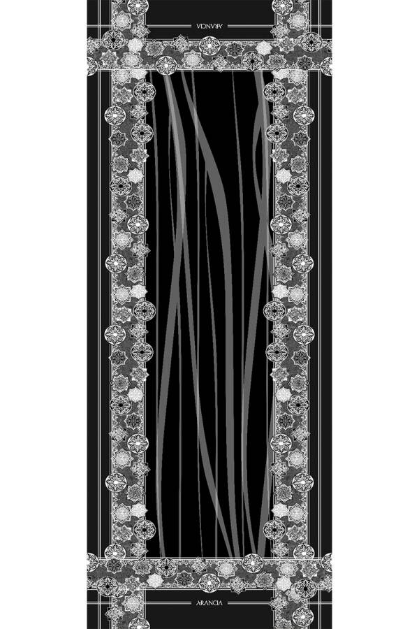 Siyah 70X200 Modal Şal - 1