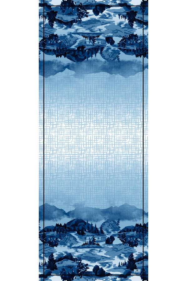 Mavi 70X200 Modal Şal - ARANCIA