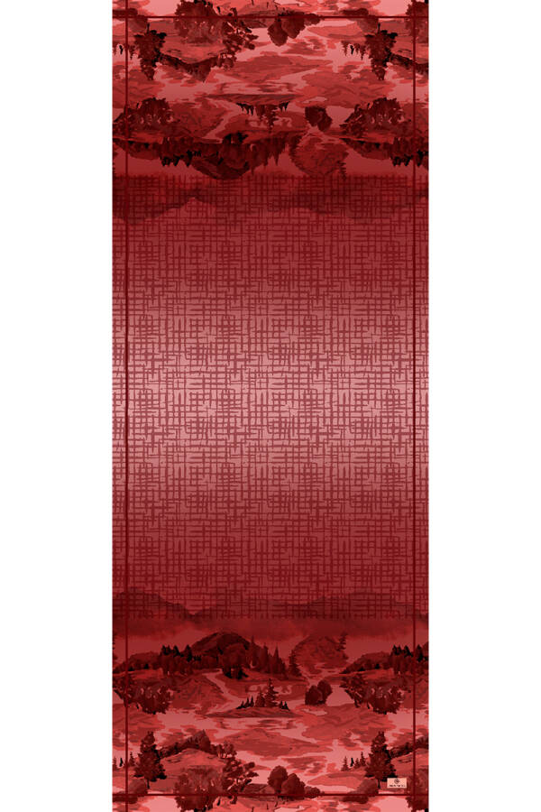 Bordo 70X200 Modal Şal - 1
