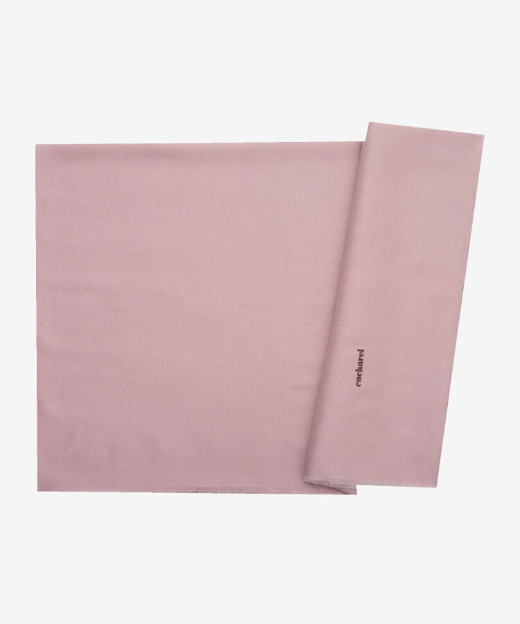 Pembe 70X200 İpek Keten Koton Şal - Cacharel