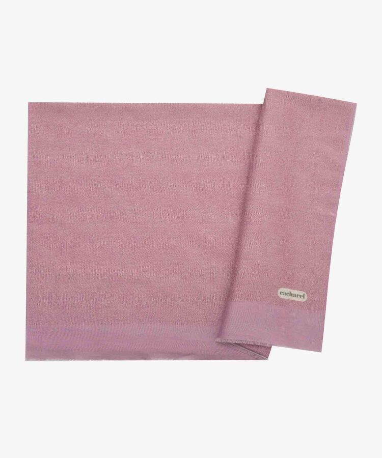 Pembe 70X200 İpek Keten Koton Şal - Cacharel