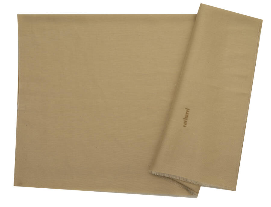 Renkli 70X200 İpek Keten Koton Şal - Cacharel