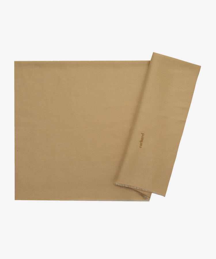 Renkli 70X200 İpek Keten Koton Şal - Cacharel (1)