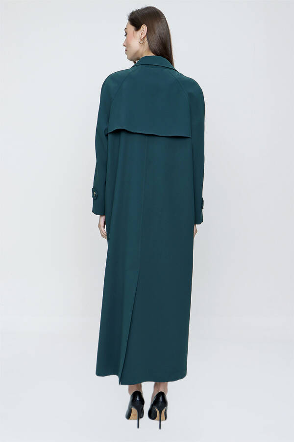 Nefti Reglan Kruvaze Kapama Pardösü - 6