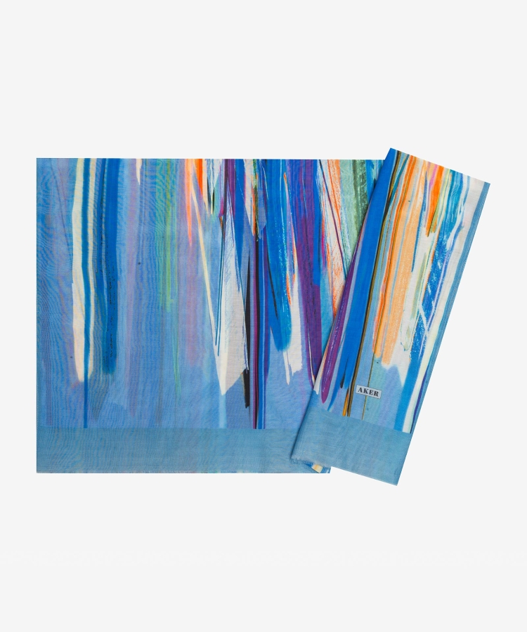 Renkli 75X200 Aker İpek Koton Etol - 1