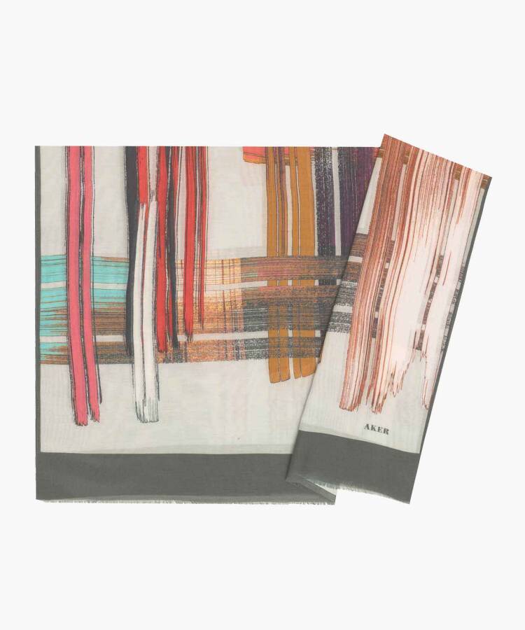 Renkli 75X200 Aker İpek Koton Etol - 1