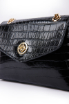 Siyah Aker Kroko Çanta - 4