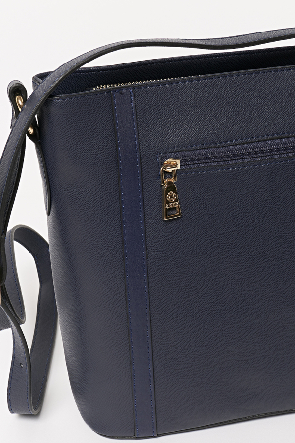 Lacivert Aker Cilt Çanta - 4