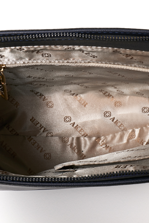 Lacivert Aker Cilt Çanta - 5