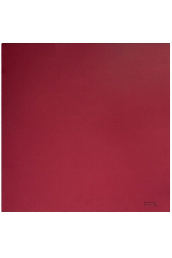 Bordo 90X90 Sport Twill Eşarp - 1
